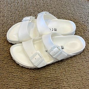 Birkenstock Arizona Sandals White Size 38